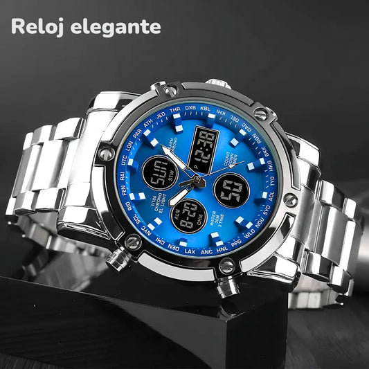 RELOJ ELEGANTE PARA HOMBRES - MODELO SKM3I DIGITAL 1389