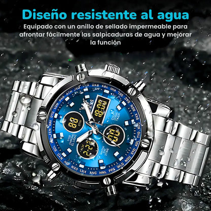 RELOJ ELEGANTE PARA HOMBRES - MODELO SKM3I DIGITAL 1389