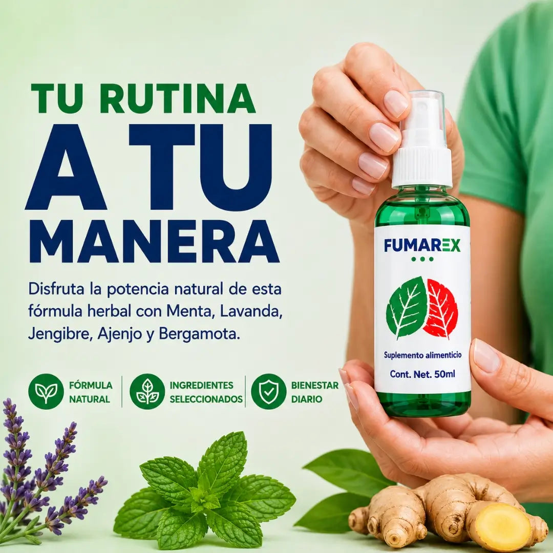 Fumarex® en spray - combate la abstinencia y deja de fumar
